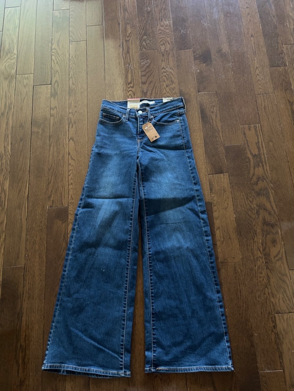 Levi's 318 Shaping Wide Leg Jeans Size 25 - NEW with Tags